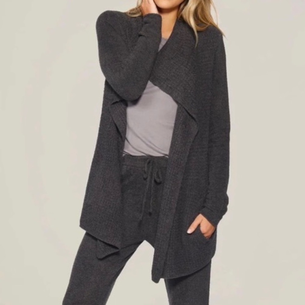 Barefoot Dreams Black Cardigan Medium